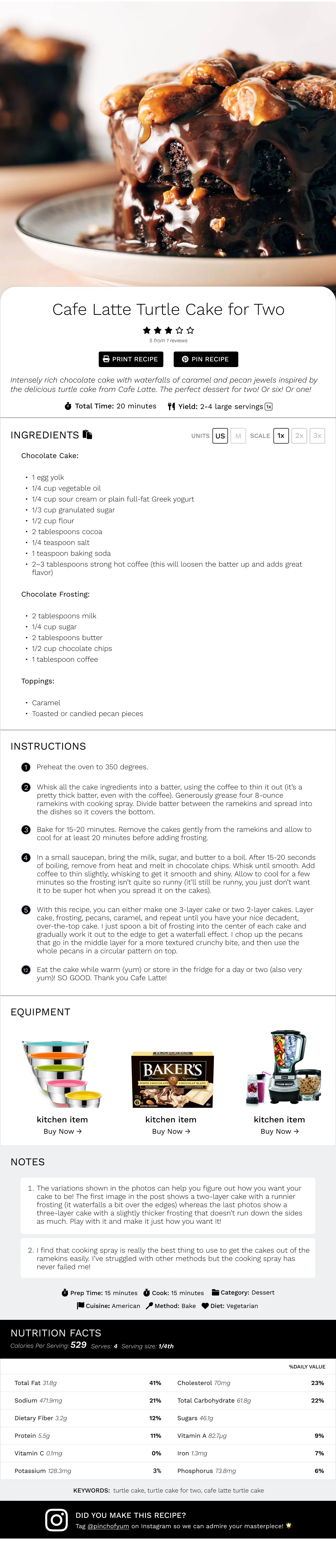 Tasty Recipes Snap Recipe Card Example