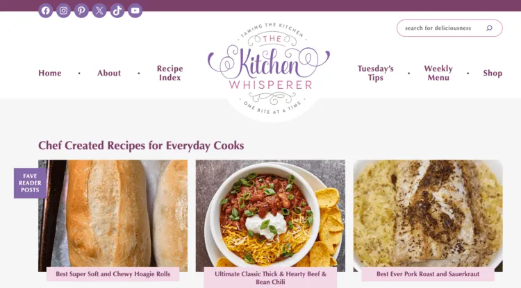 The Kitchen Whisperer banner