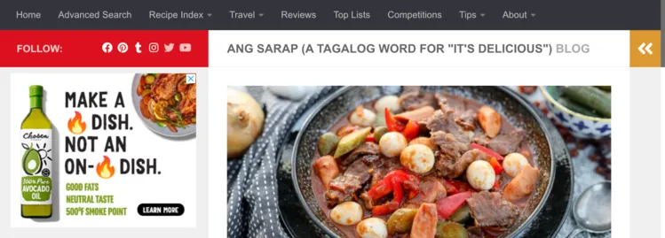 Ang Sarap banner