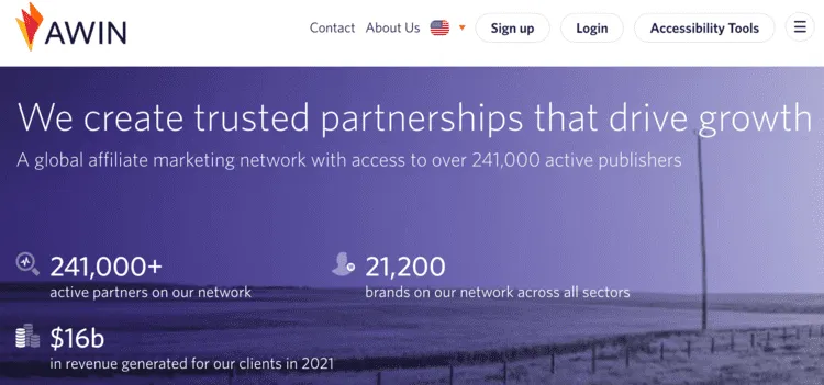 Awin is ShareASale's parent company and an excellent affiliate network.