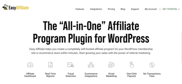 Easy Affiliate - affiliate program plugin for WordPress