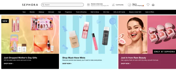 Sephora banner