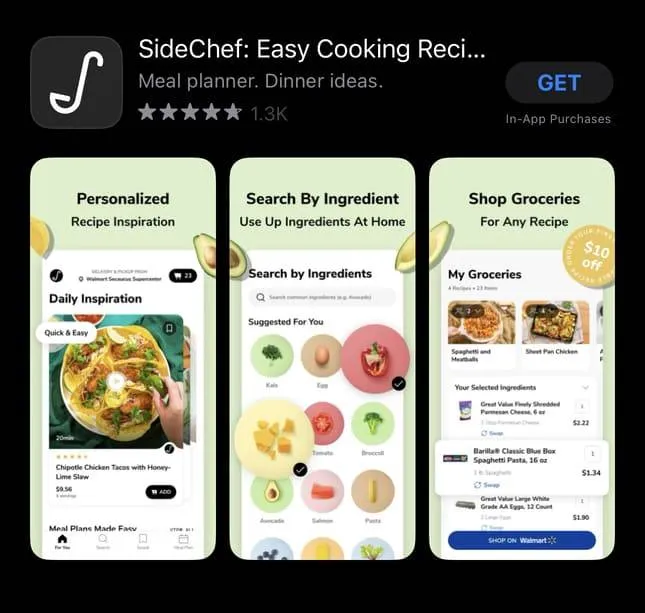SideChef is one of the best cooking apps.