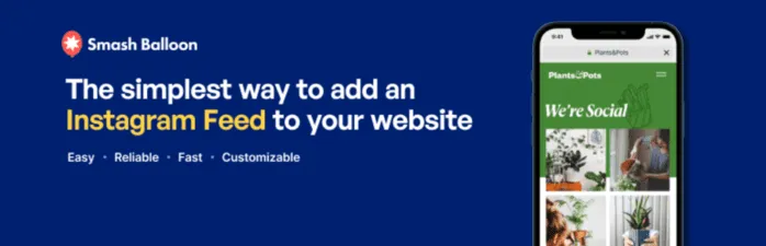 Smash Balloon is the best when it comes to WordPress social media plugins