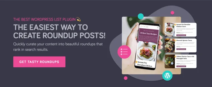 Tasty Roundups banner