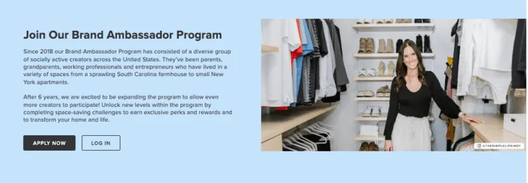 The Container Store banner