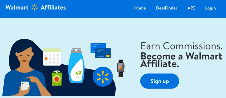 Walmart is one of a few alternatives to Amazon affiliate program that offer higher commission rates on some product categories.