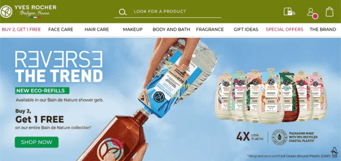 Yves Rocher banner