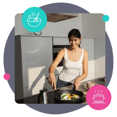 cover image for blog post on cooking for one