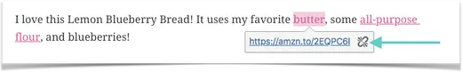Deleting a Tasty Link from a post