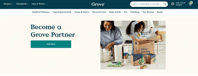 Grove Partner banner