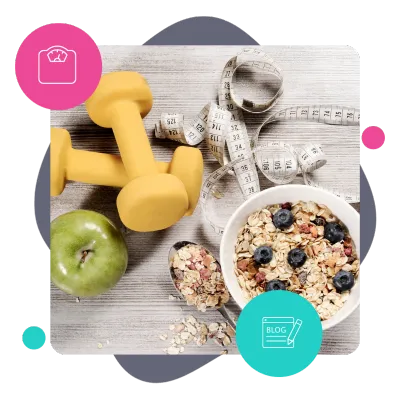How to create a weight loss blog featured image