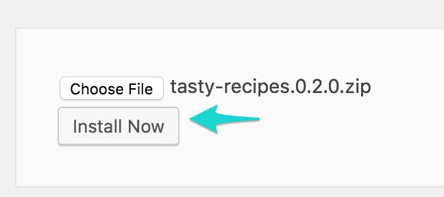 Upload plugin file
