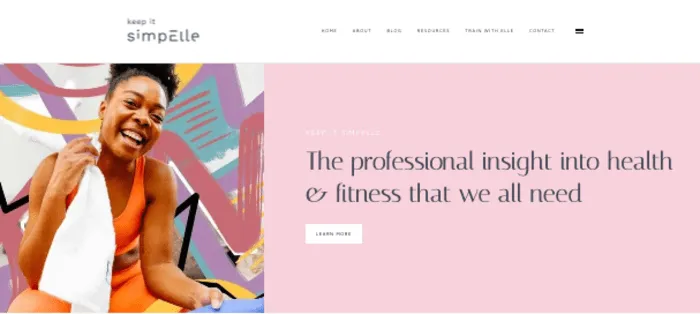 An image of Keep It Simpelle's fitness and exercise blog