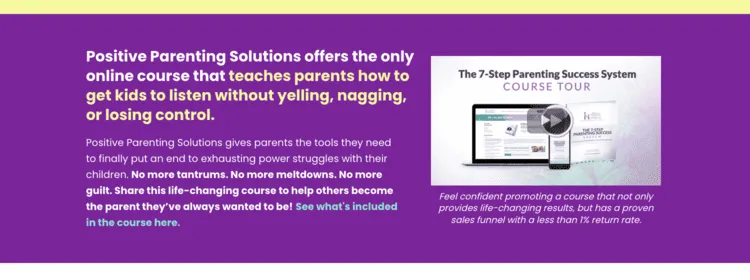 Positive parenting solution banner