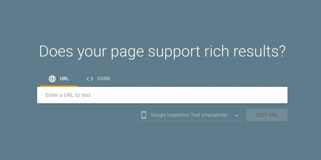 Google Rich Results Test