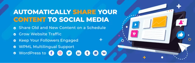 Revive social media plugin banner