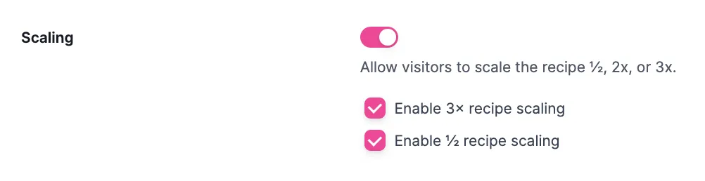 WP Tasty Scaling Buttons and Toggles