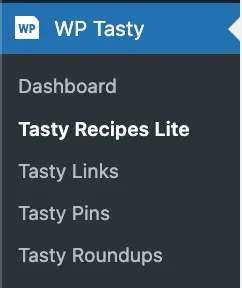 Tasty Recipes Lite Nav