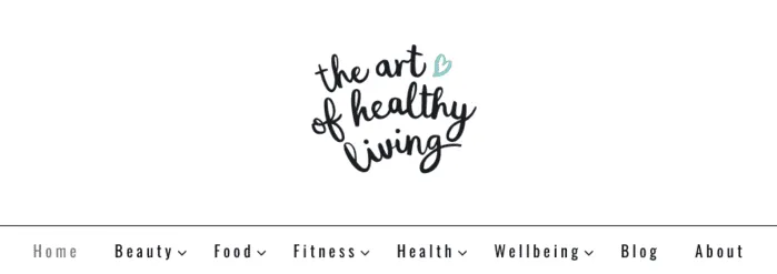 An image of the art of healthy living's health and wellness blog