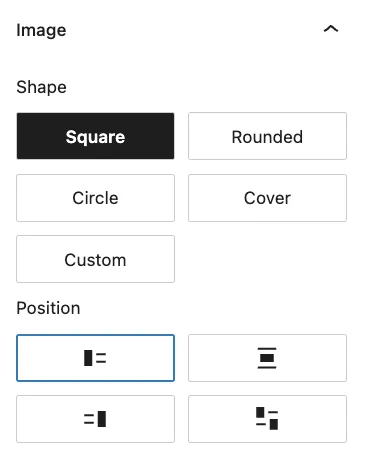WP Tasty Roundups image shape and roundups layout settings
