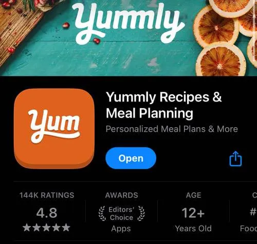 Yummly cooking app