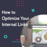 optimize internal links graphic with computer monitor