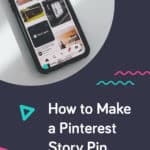 how to make a pinterest story pin graphic with smartphone