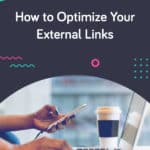 optimize your external links graphic with image of laptop