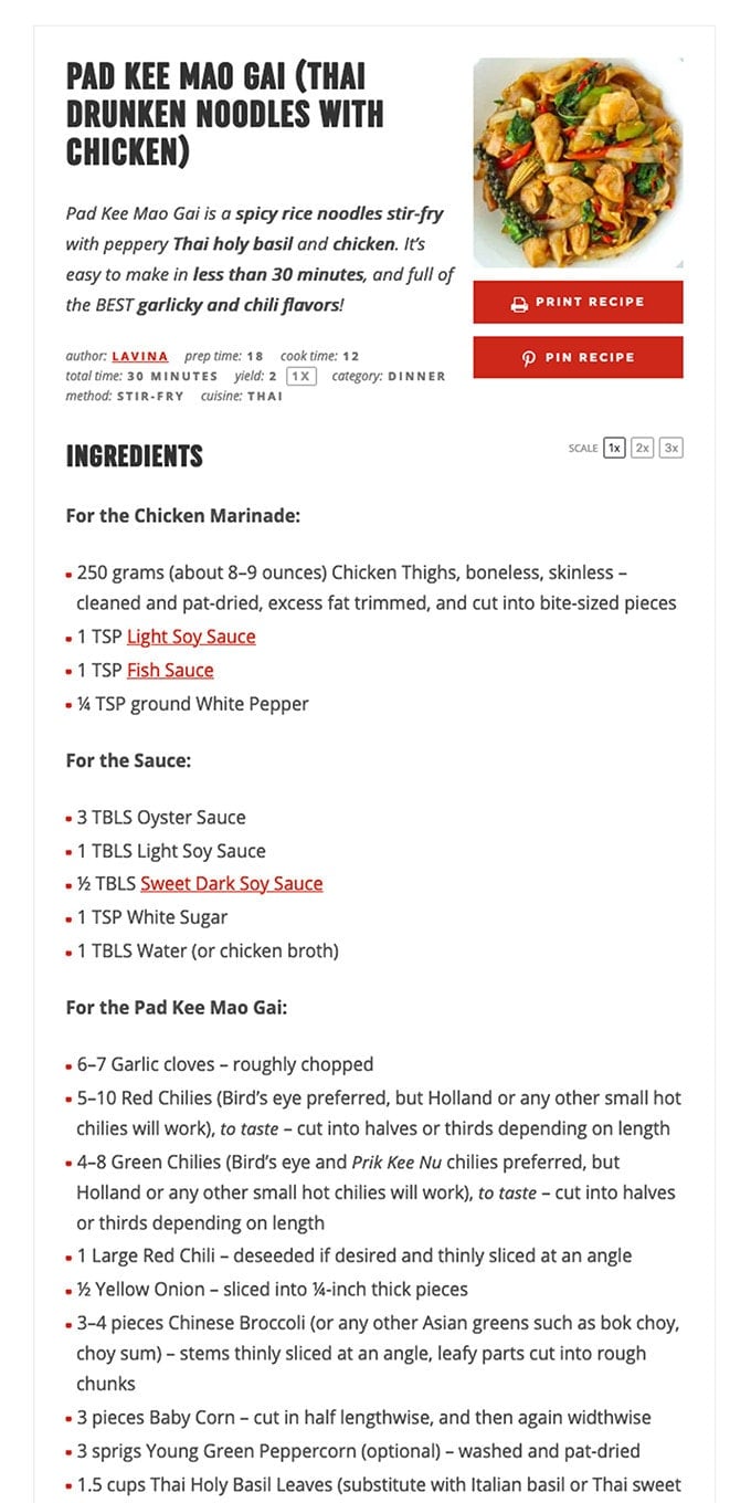Screenshot of That Spicy Chick recipe