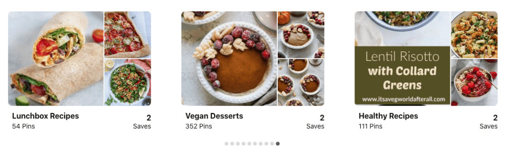 Pinterest low performing boards