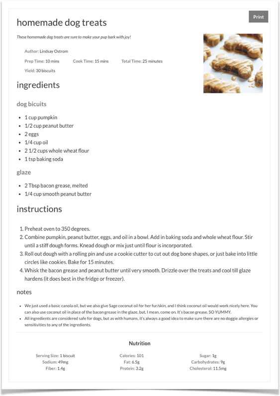 Recipe card templates - WP Tasty