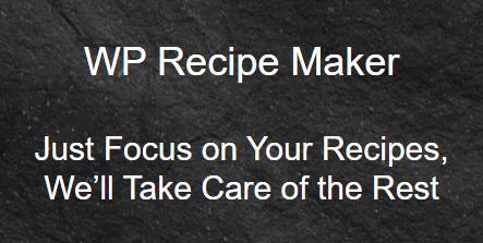 WP Recipe Maker Plugin